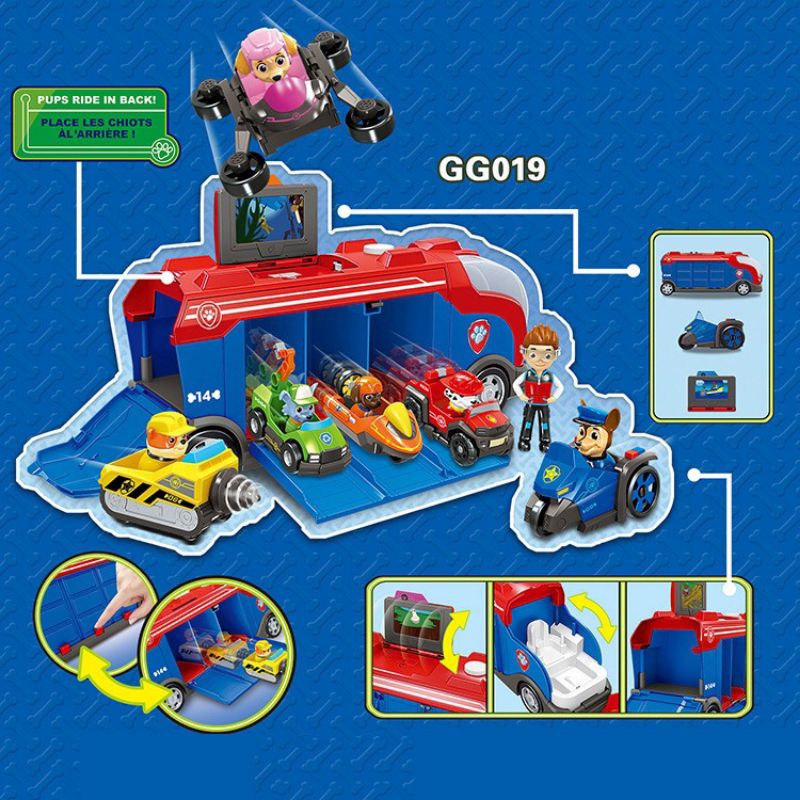 Xe bus chú chó cứu hộ oder