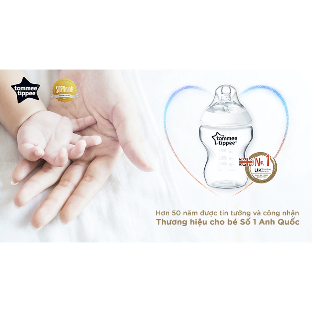 [Mã BMBAU50 giảm 7% đơn 99K] Ty ngậm silicon siêu nhẹ cho bé Tommee Tippee Ultra Light 18-36 tháng (vỉ đôi) - Hồng/Trắng