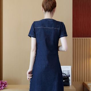 ĐẦM JEAN THÊU CAO CẤP