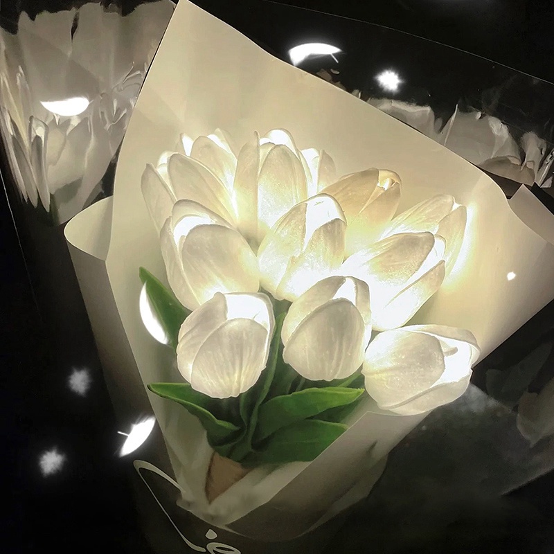 Đèn LED Hình Hoa Tulip Trang Trí