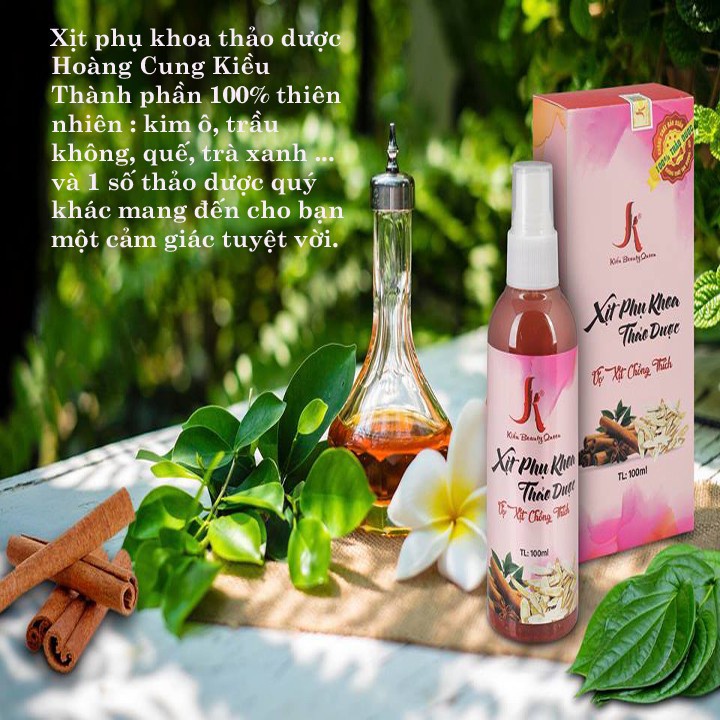 Xịt phụ khoa, dung dịch phụ khoa, ngừa viêm, FREESHIP , Xịt phụ khoa thảo dược - hồng - thơm - khít