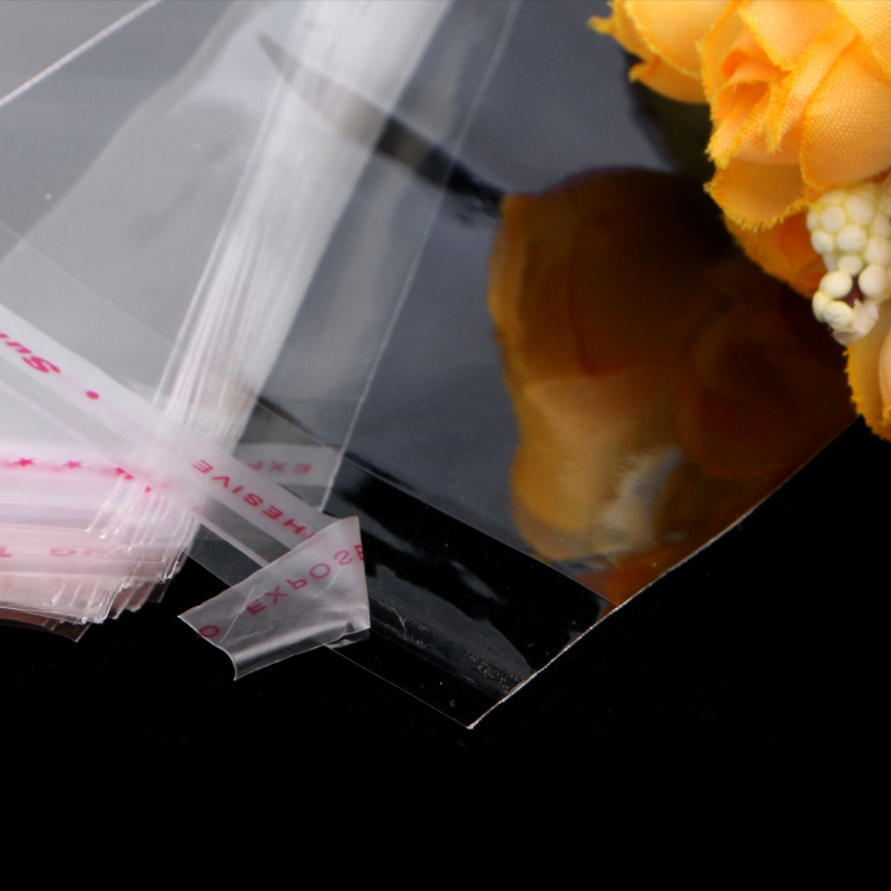 Set 100 Túi Nhựa Trong Suốt Đựng Kẹo / Trang Sức Tiện Dụng