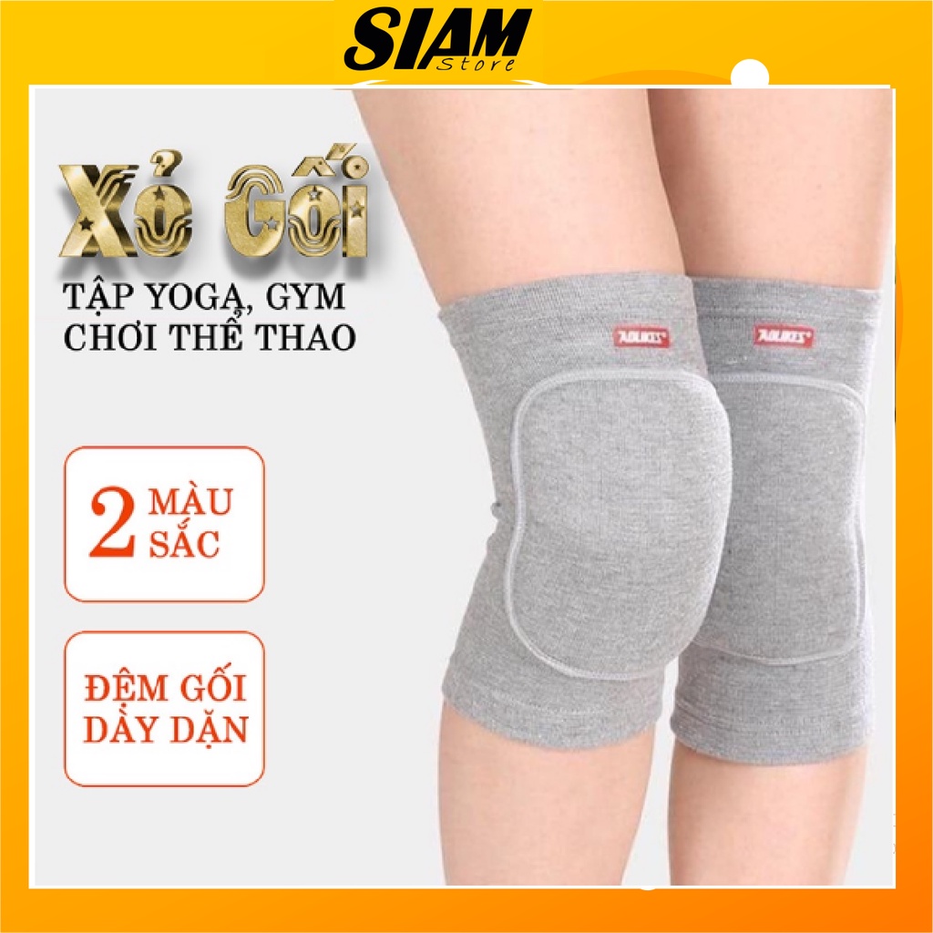 Bó Gối, Xỏ Gối Bảo Vệ Đầu Gối Chơi Thể Thao Có Đệm Aolikes. Tập Yoga, Gym, Bóng Chuyền