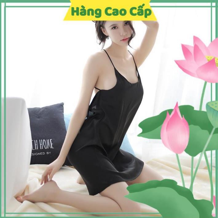 Đầm Ngủ Dễ Thương Đầm ngủ phi lụa hai dây cao cấp | BigBuy360 - bigbuy360.vn