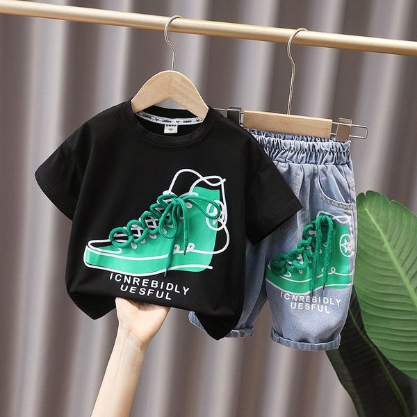 Áo Cộc Tay, Quần Sneaker Phù Hợp Mặc Đi Chơi Đi Học Cho Bé Từ 7Kg Đến 35Kg Ken Store (Bán Lẻ Quần Và Áo)