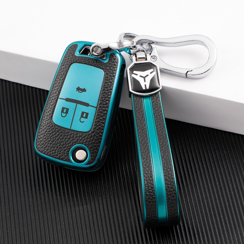 Bao Da TPU Bảo Vệ Chìa Khóa Điều Khiển Từ Xa Cho Xe Hơi Chevrolet Camaro Cruze Equinox Malibu Orlando Chevy Impala