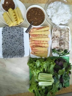 Bánh tráng nhúng Phan Rang