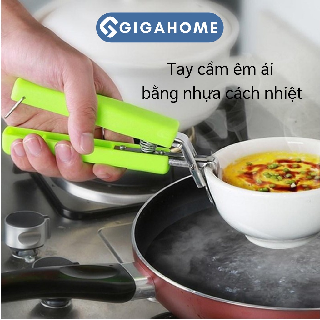 Dụng Cụ Kẹp Gắp Đồ Nóng Inox GIGAHOME Chịu Lực Cao, Tiện Dụng, An Toàn 2653