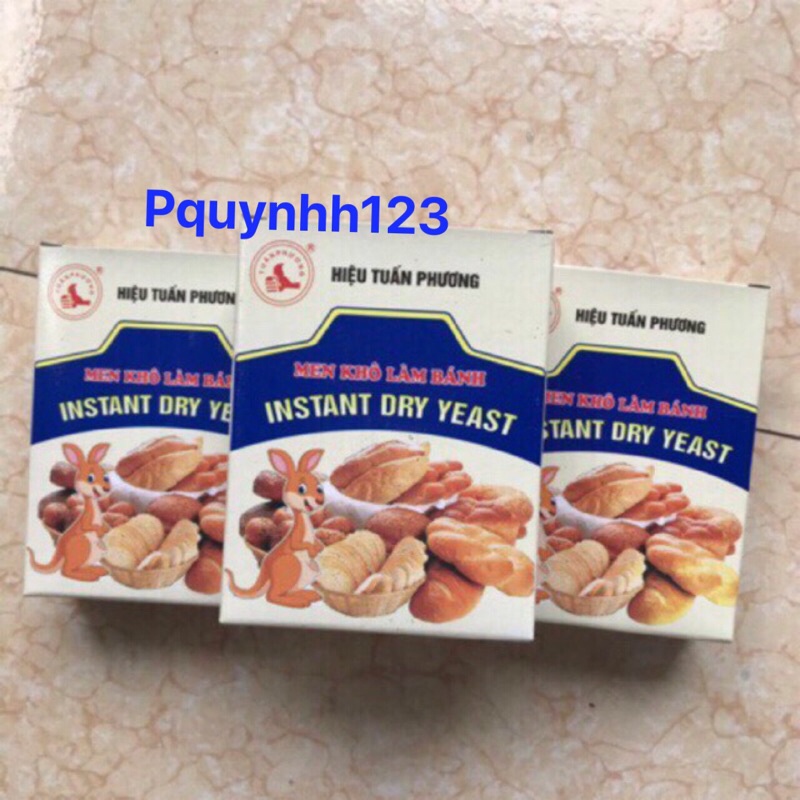 Bột nở/ Men nở làm bánh mì, bánh bao/ Hộp 5 gói men INSTANT DRY YEAST