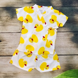 Combo yukata và bộ lanh thái