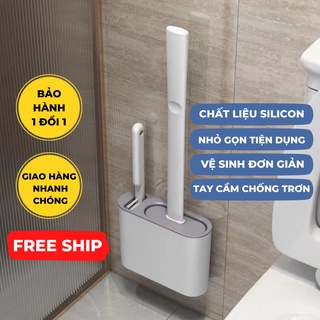 Chổi cọ nhà vệ sinh cọ bồn cầu toilet nhà vệ sinh cao cấp kèm giá cắm chổi atila shop