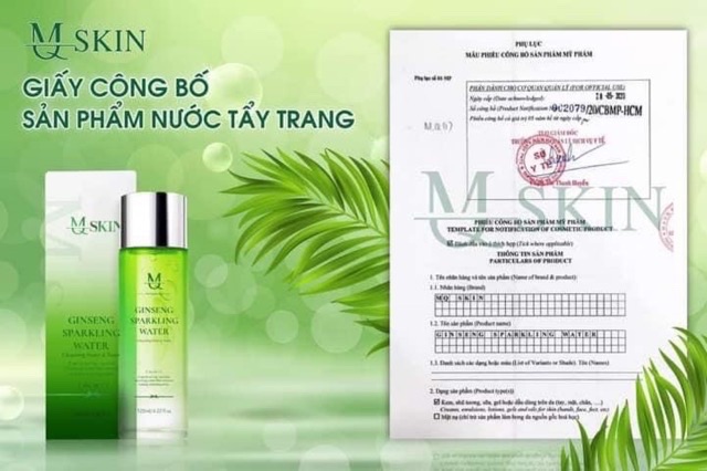 Toner Tẩy Trang Mqskin mẫu mới