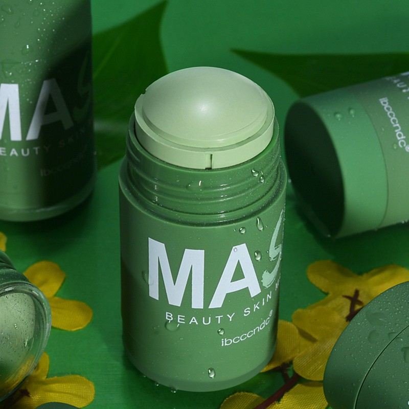 Mặt Nạ Đất Sét Trà Xanh Làm Sạch Sâu Hỗ Trợ Giảm Mụn Đầu Đen Kiểm Soát Dầu