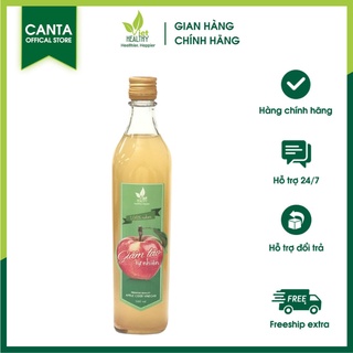 Giấm Táo Tự Nhiên 500ml Nguyên Chất Viethealthy| Việt Healthy