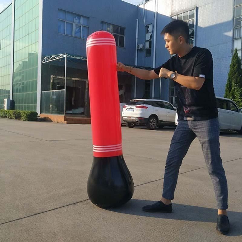 [ XẢ HÀNG ] [BÁN CHẠY]  Trụ đấm đá Boxing 1.6m bơm hơi_ (TẶNG KÈM BƠM)