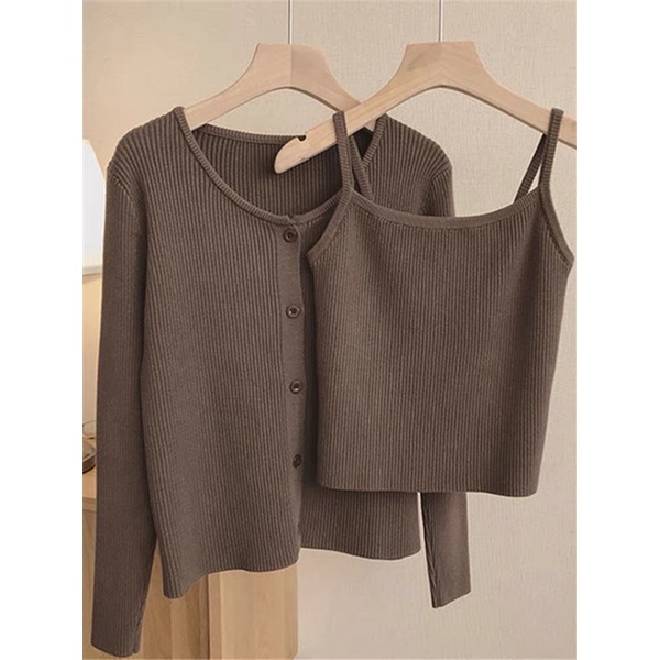 Set 2 món len tăm, áo + hai dây