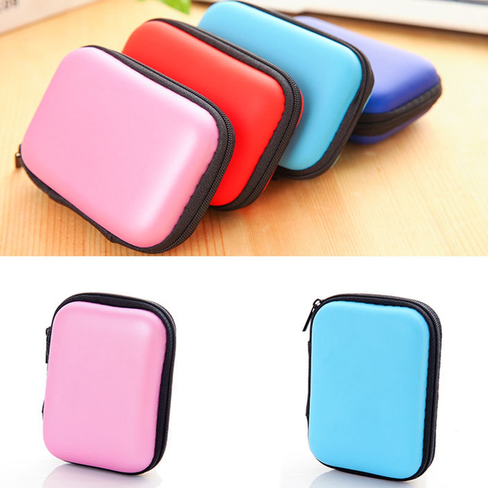 Túi Đựng Tai Nghe / Ổ Đĩa USB Hình Vuông / Chữ Nhật Chất Liệu Nylon Tiện Dụng Ốp
