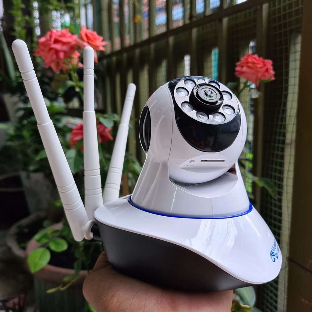 [ GIÁ SẬP SÀN ] CAMERA IP WIFI YOOSEE 3 RÂU QUAY ĐÊM CÓ MÀU - XOAY 360 ĐỘ - THEO DỖI ĐỐI TƯỢNG | BigBuy360 - bigbuy360.vn