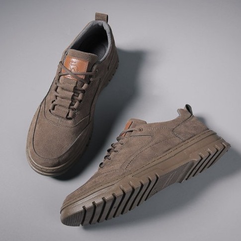 Giày Nam Da Lộn Thời Trang Cao Cấp - Giày Sneaker Nam Da Lộn -  PB004 PBStyle