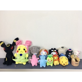 Combo gấu bông me to you, mỡ, pooh cá, FF, kitty