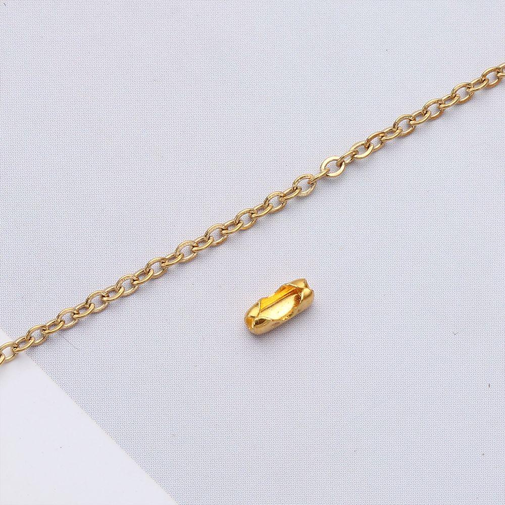 RAINBOW Set 10 Khóa Kim Loại 6 * 2mm Dùng Làm Đồ Trang Sức Thủ Công