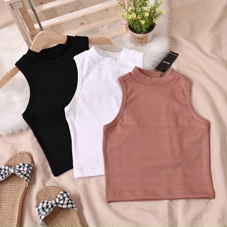 [HìnhThật]Áo Thun Gân Ba lỗ Croptop