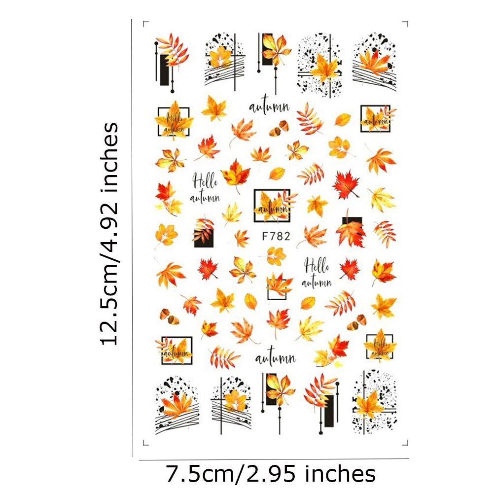 NIUYOU Sticker Dán Móng Nghệ Thuật