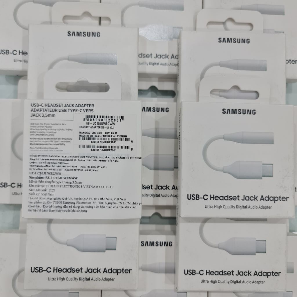 [CHÍNH HÃNG] Cáp Chuyển Đổi Samsung Type C Sang Jack 3.5mm (Usb-C to 3.5mm Audio Jack), Nguyên Seal