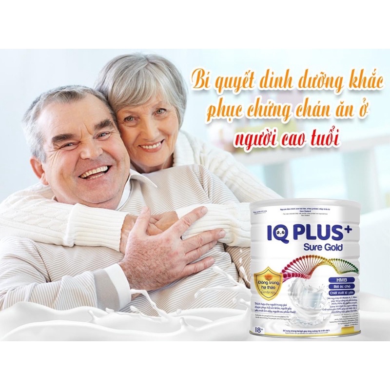 Sữa Bột IQ Plus + Sure Gold 900gram