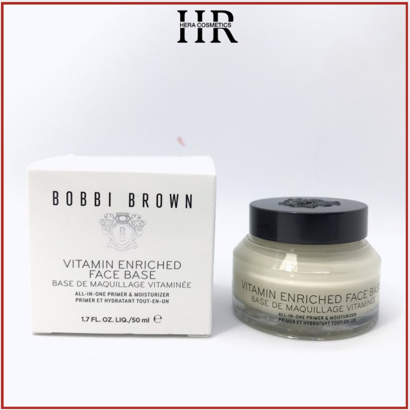 Tem Chính Hãng- Kem Lót Dưỡng Da Bobbi Brown Vitamin Enriched Face Base Primer Plus Moisturizer 50ml