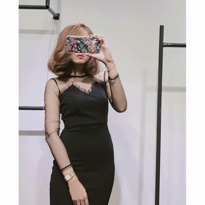 HÌNH CHỤP THẬT - BODY TAY LƯỚI