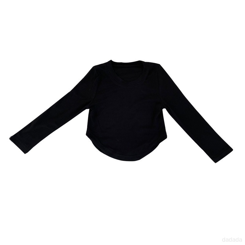 Áo Thun DàI Tay MàU Trơn Đơn GiảN Cho Bé GáI