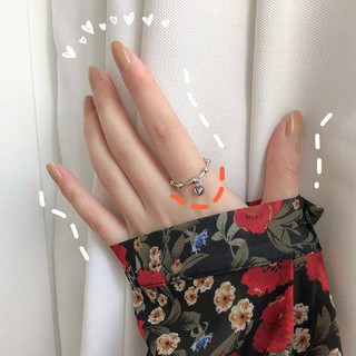 Nhẫn charm tim