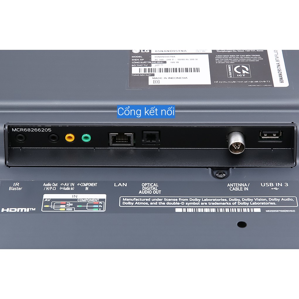 Smart Tivi LG 8K 65 inch 65NANO95TNA - Sản Xuất Tại Indonesia.Bảo Hành 2 năm. Giao miễn phí HCM, giao trong ngày | BigBuy360 - bigbuy360.vn