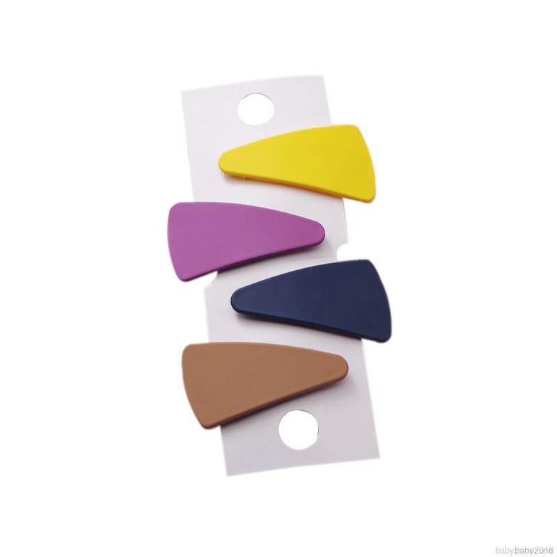 Set 4 kẹp tóc nhiều màu phối hình thỏ ngôi sao dễ thương cho bé gái