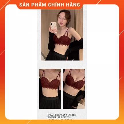 Áo Ngực Ren 2 Dây Trong 1, Áo Lót Nữ Kiểu Mới Ren Đẹp Tinh Tế 0779