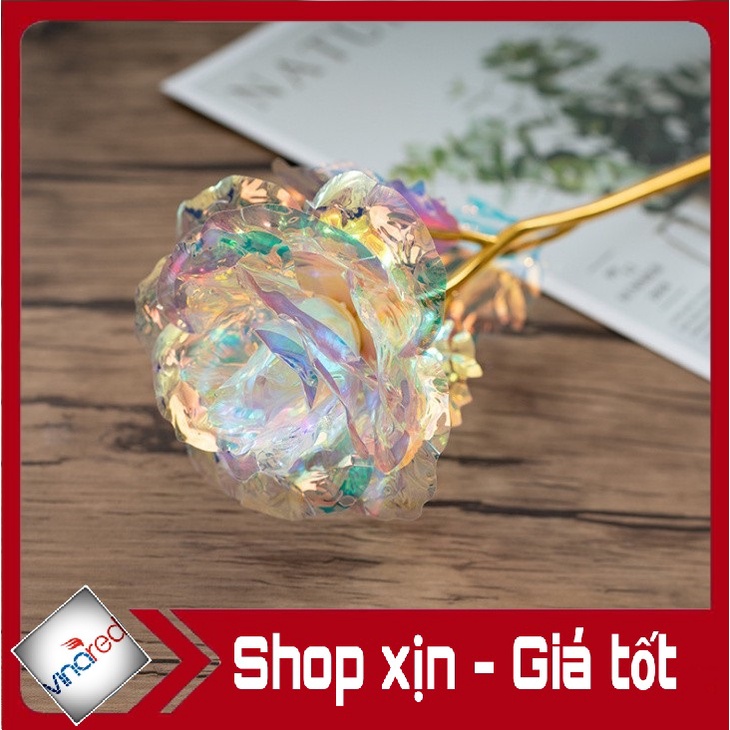 Quà Cho Bạn Gái, Cho Mẹ, Cho Vợ Ý Nghĩa - Bông Hồng Galaxy Phát Sáng