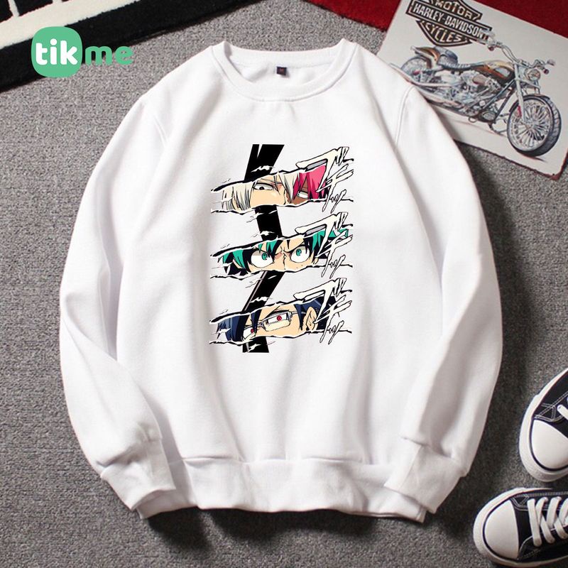 Áo sweater unisex học viện anh hùng My Hero Academia  size XS-2XL
