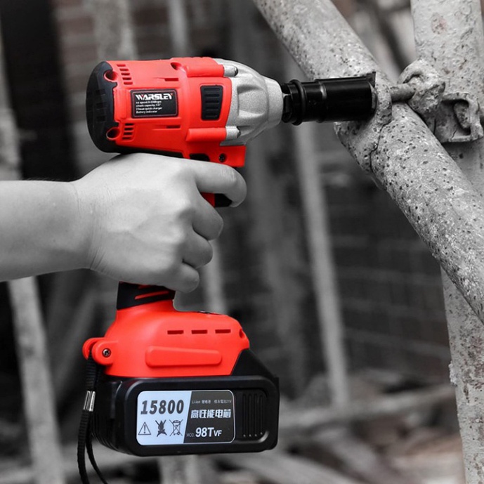 Máy siết mở ốc, bulong ô tô cao cấp Ketewe Pin 10 Cell