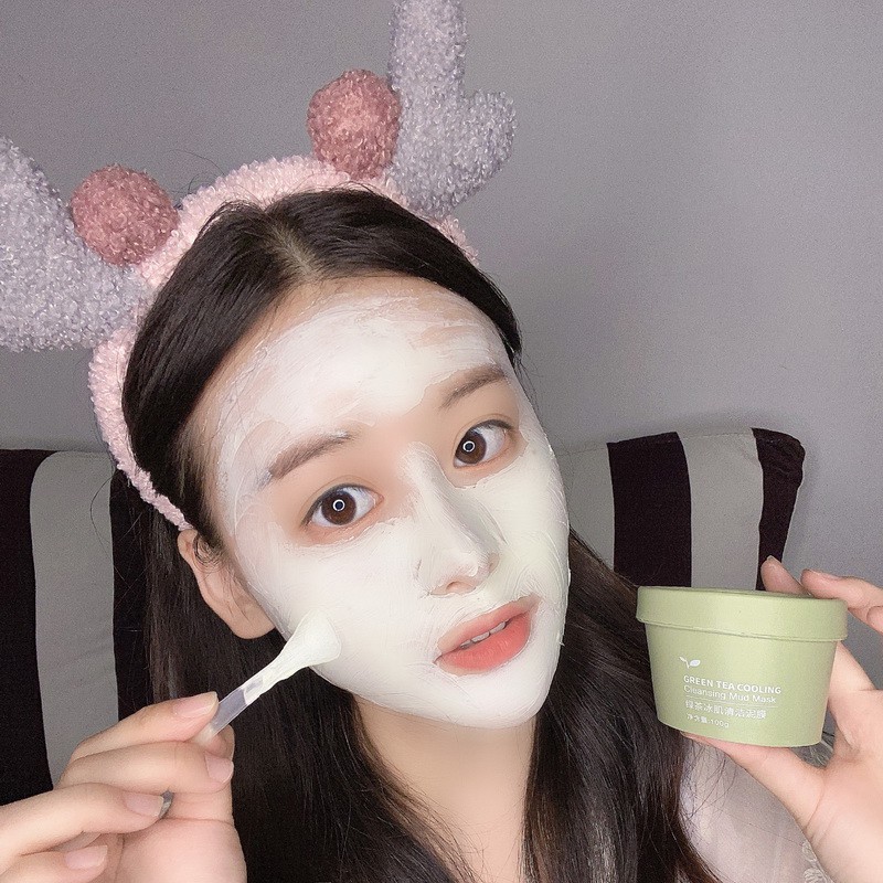[Hàng mới về] Mặt Nạ Bùn Tinh Chất Trà Xanh Loại Bỏ Mụn Đầu Đen Làm Sạch Sâu Se Khít Lỗ Chân Lông Hiệu Quả Alex | BigBuy360 - bigbuy360.vn