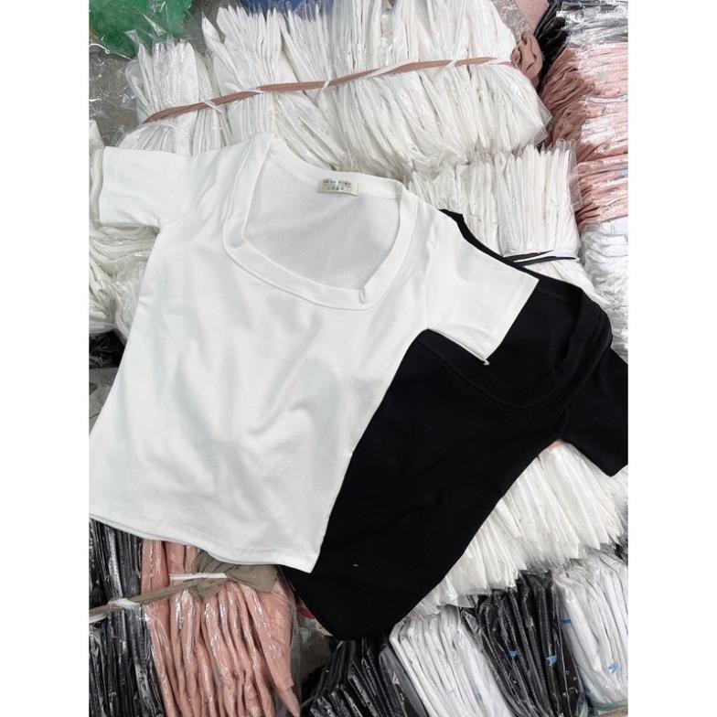 ÁO CỔ U SIÊU XINH BASIC