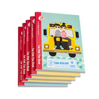 [MUA SỈ GIẢM 30%] Tập học sinh, Vở học sinh Mèo Dép Sinh Viên VIP, 200tr (5c/g)