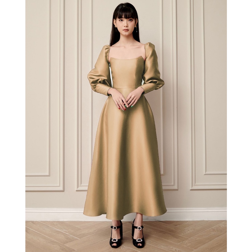 Achelois - Fair Youth Taffeta Dress -Váy cúp ngực taffeta