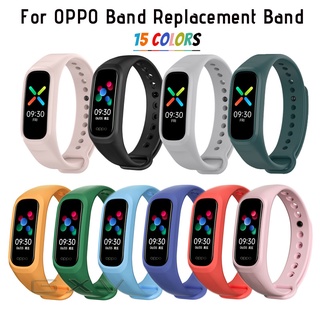 Dây đeo silicon cho vòng đeo tay thay thế dây đeo thể thao Dây đeo cổ tay chống nước mềm mại cho phụ kiện dây đeo OPPO