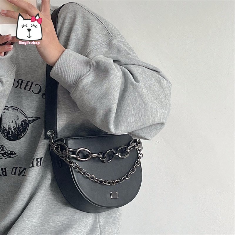 Mới Túi Đeo Chéo Vai Có Dây Xích Thời Trang Sành Điệu Dễ Thương Cho Nữ