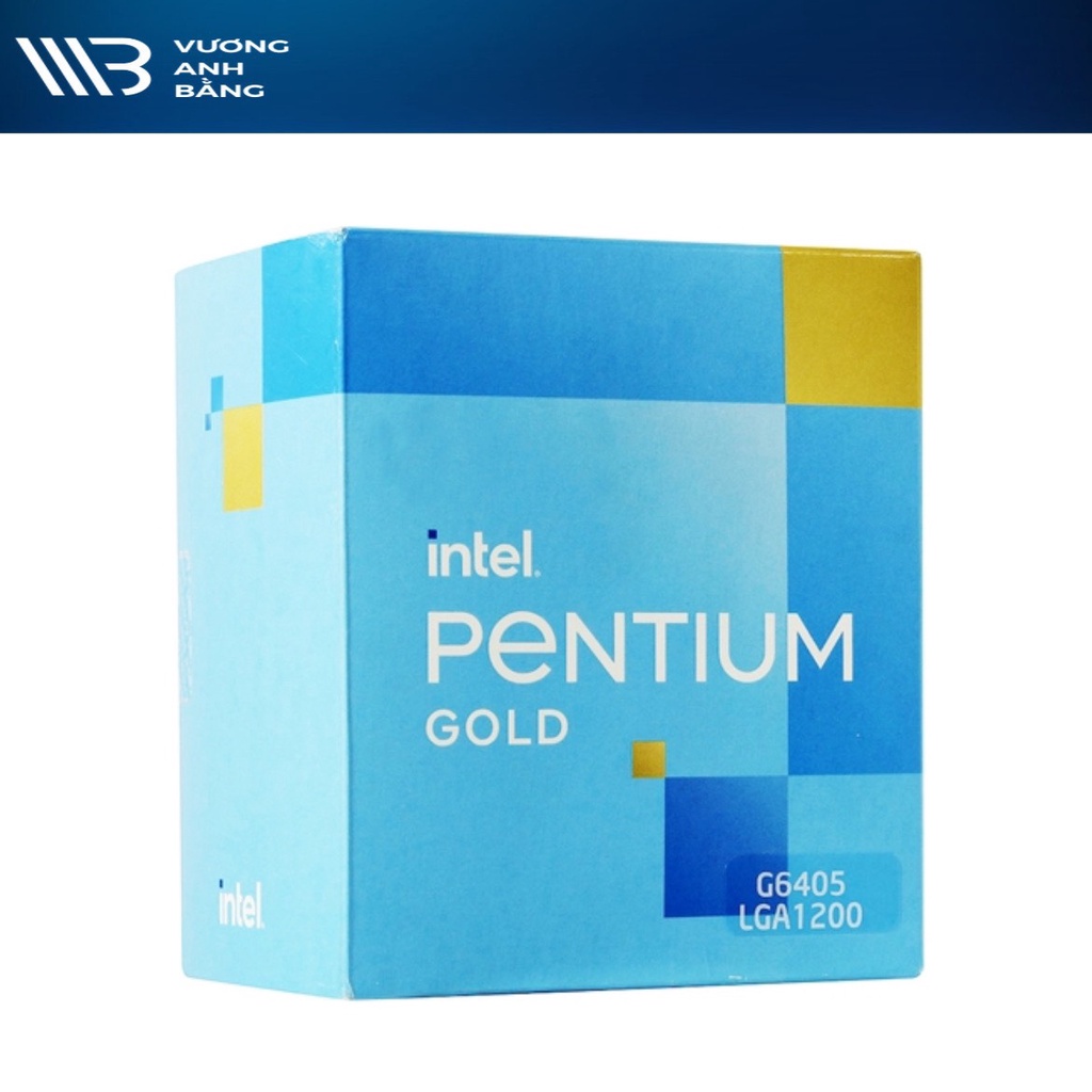 Chip CPU Intel Pentium Gold G6405 Box - Hàng Chính Hãng