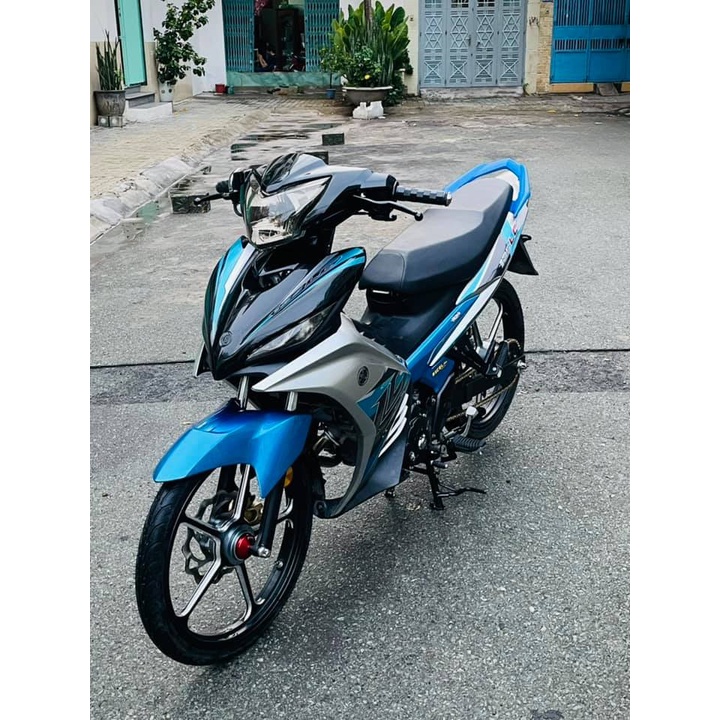 Tem Rời Dán Xe Exciter 135 2011 Mẫu LC 2017 Xanh Bạc Đen Cực Đẹp, Hàng 3 Lớp Chất Lượng Cao .Team Decal