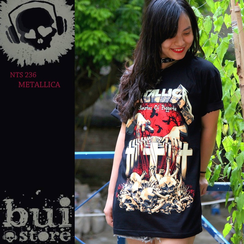 METALLICA đủ size S, M, L, XL, XXL Áo Rock band tee rock phông
