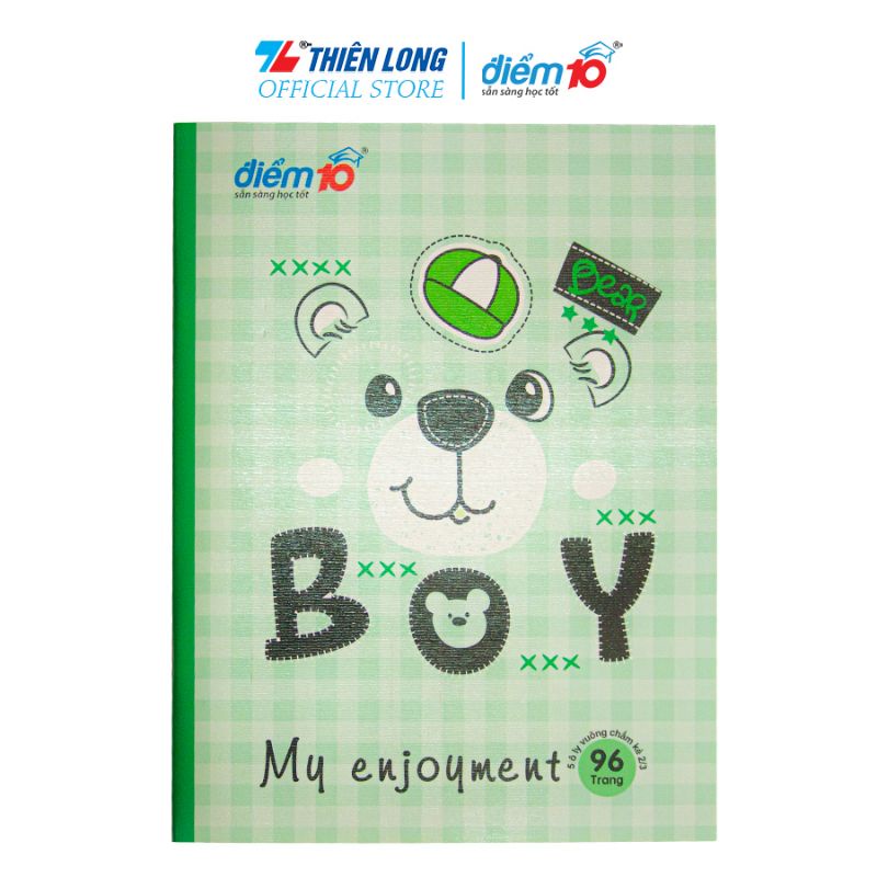 Tập học sinh 96 trang 5 ô ly vuông 100 gsm Điểm 10 TP-NB075