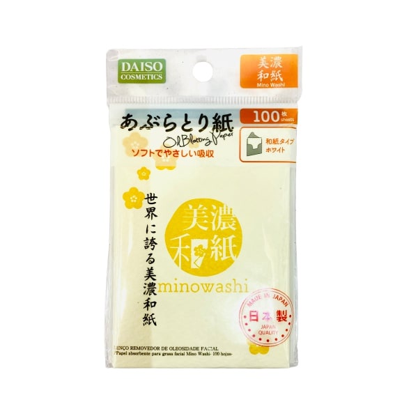 Daiso Giấy Thấm Dầu Mino Washi 100 tờ